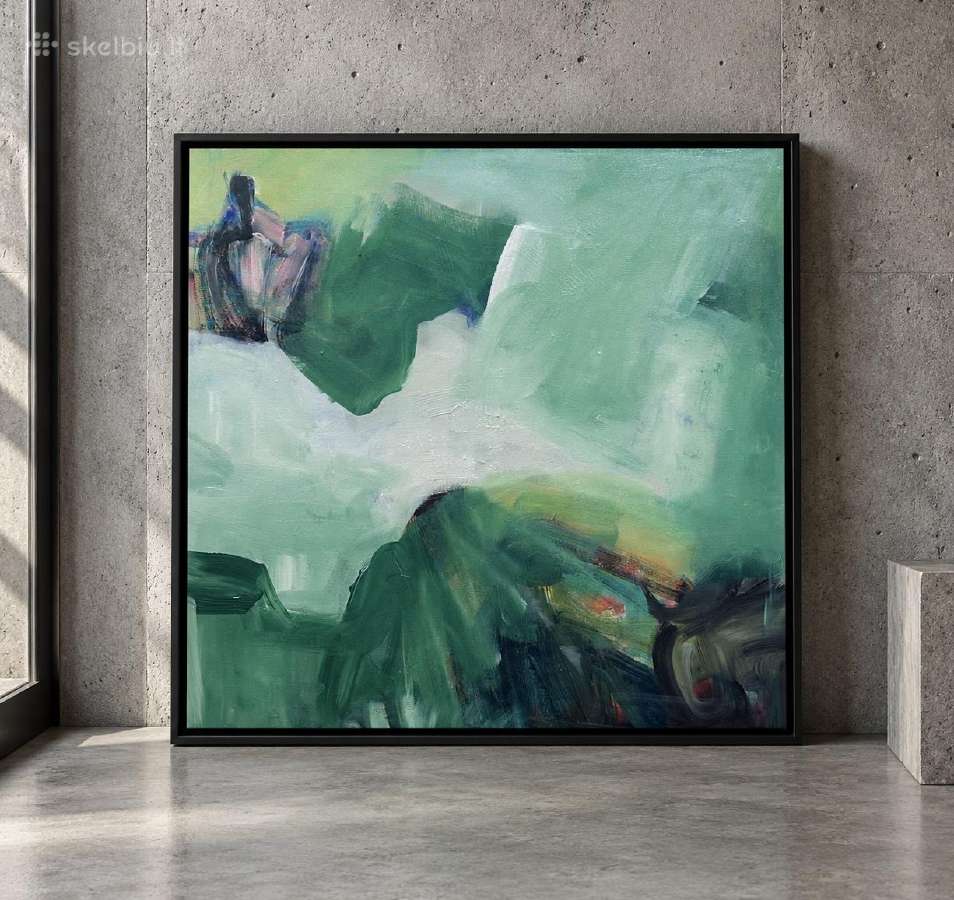 Tapyba. Paveikslas, paveikslai, 60x60 cm, akrilas - nuotraukos Nr. 3