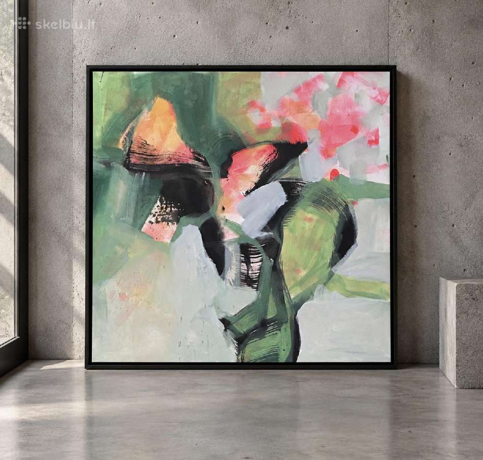 Tapyba. Paveikslas, paveikslai, 60x60 cm, akrilas - nuotraukos Nr. 2