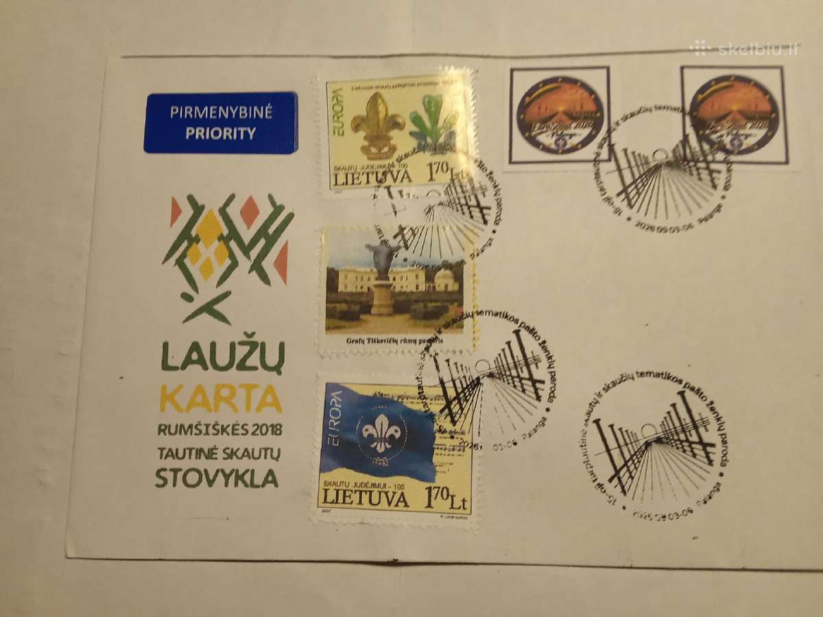 Suvenyriniai skautų 2026 m vokai - nuotraukos Nr. 11