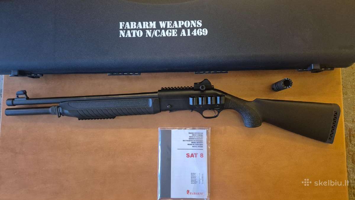 Lygiavamzdis šautuvas Fabarm S.a.t. 8 Tactical - nuotraukos Nr. 2