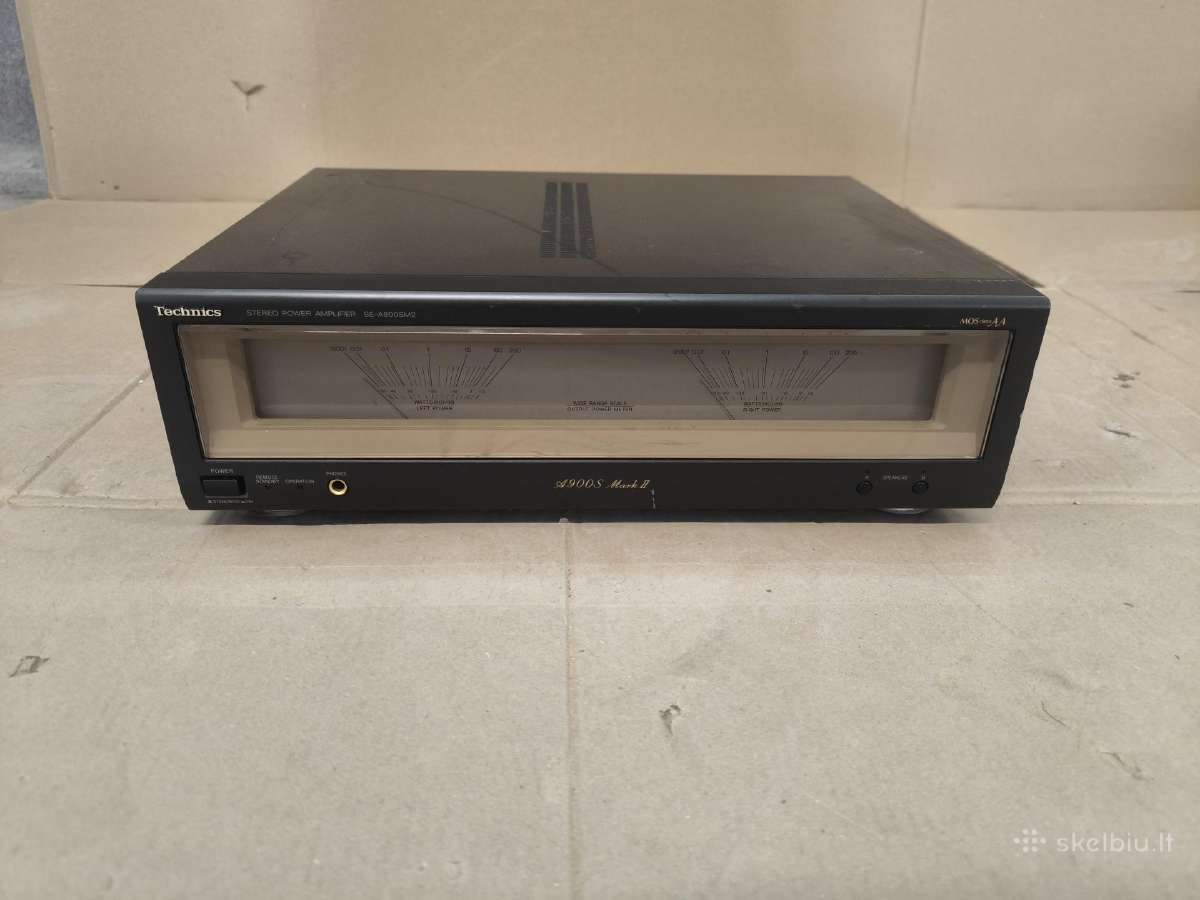 Technics Se-a900 Mark2 ir Technics Se-1000 Referen - nuotraukos Nr. 3