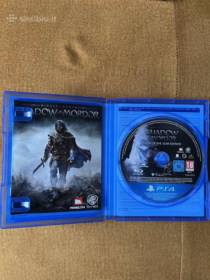 Middle Earth: Shadow of Mordor Ps4 žaidimas - nuotraukos Nr. 2