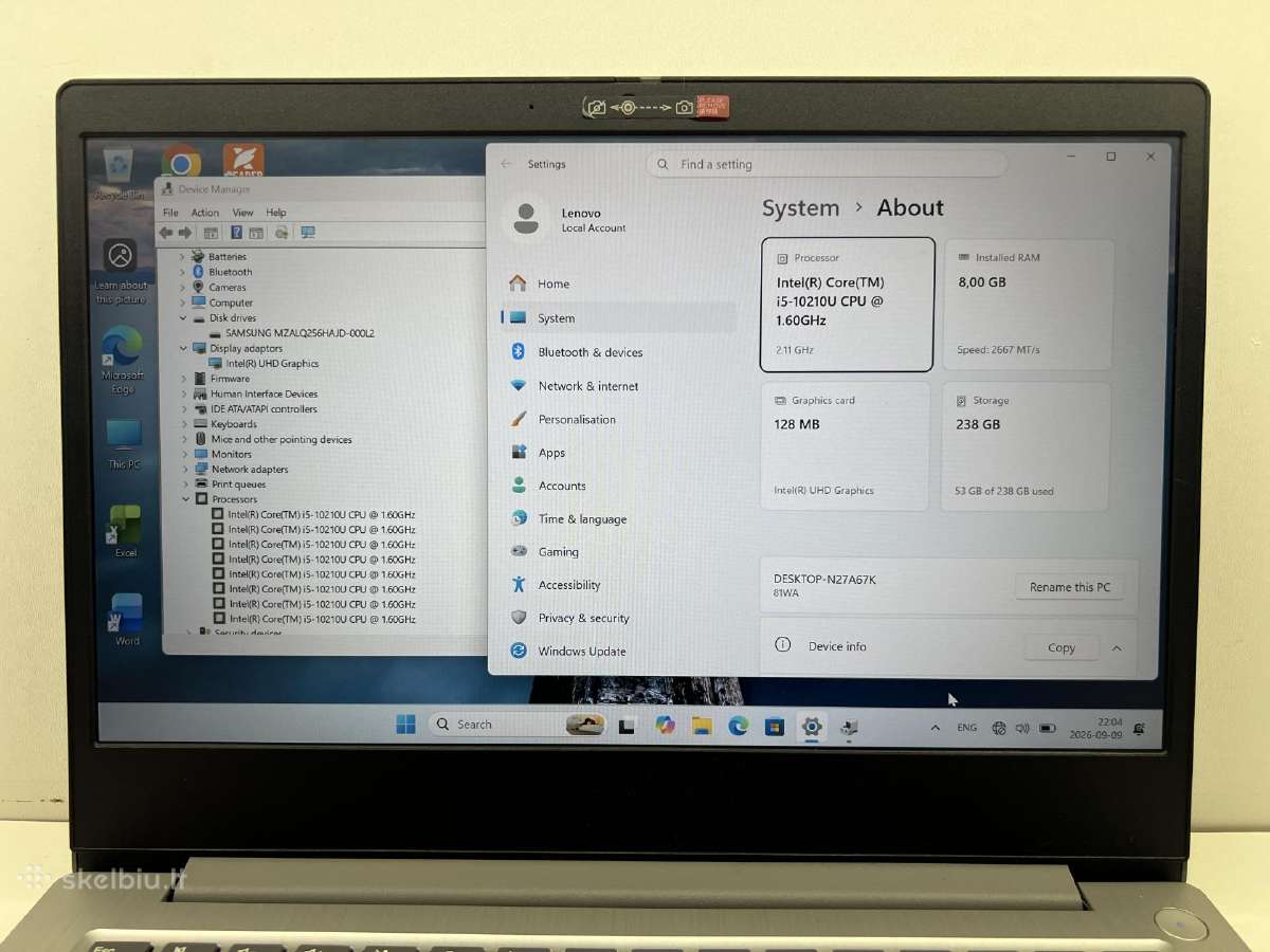 Lenovo ideapad 3 ir S340-14api - nuotraukos Nr. 2