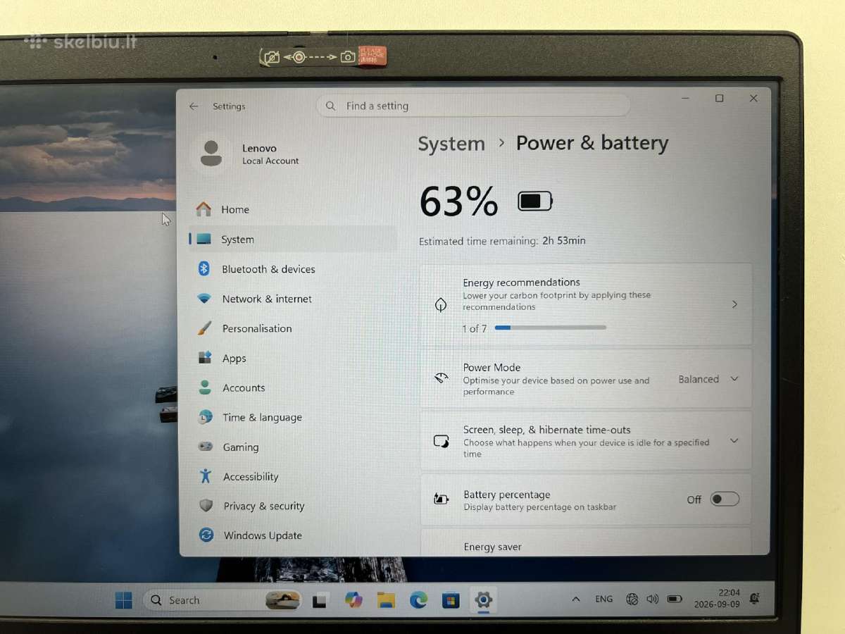 Lenovo ideapad 3 - nuotraukos Nr. 3