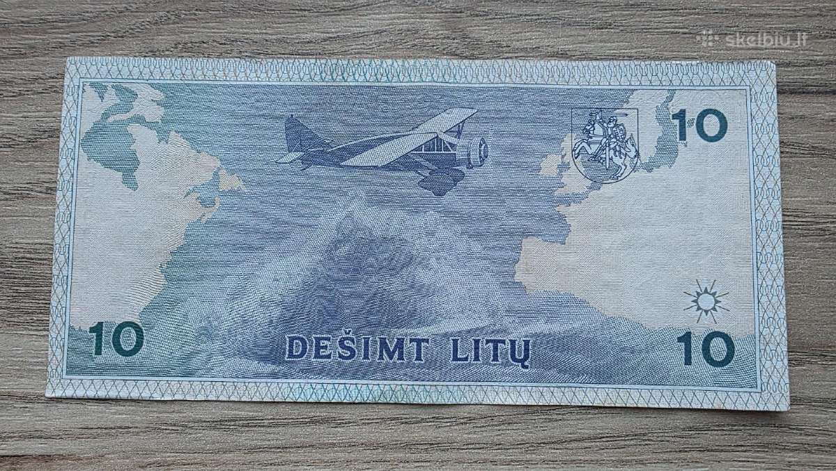 1993 metų 10 litų - nuotraukos Nr. 2