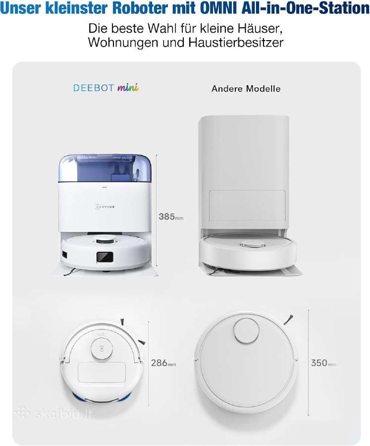 Ecovacs Deebot Mini robotas siurblys - nuotraukos Nr. 2