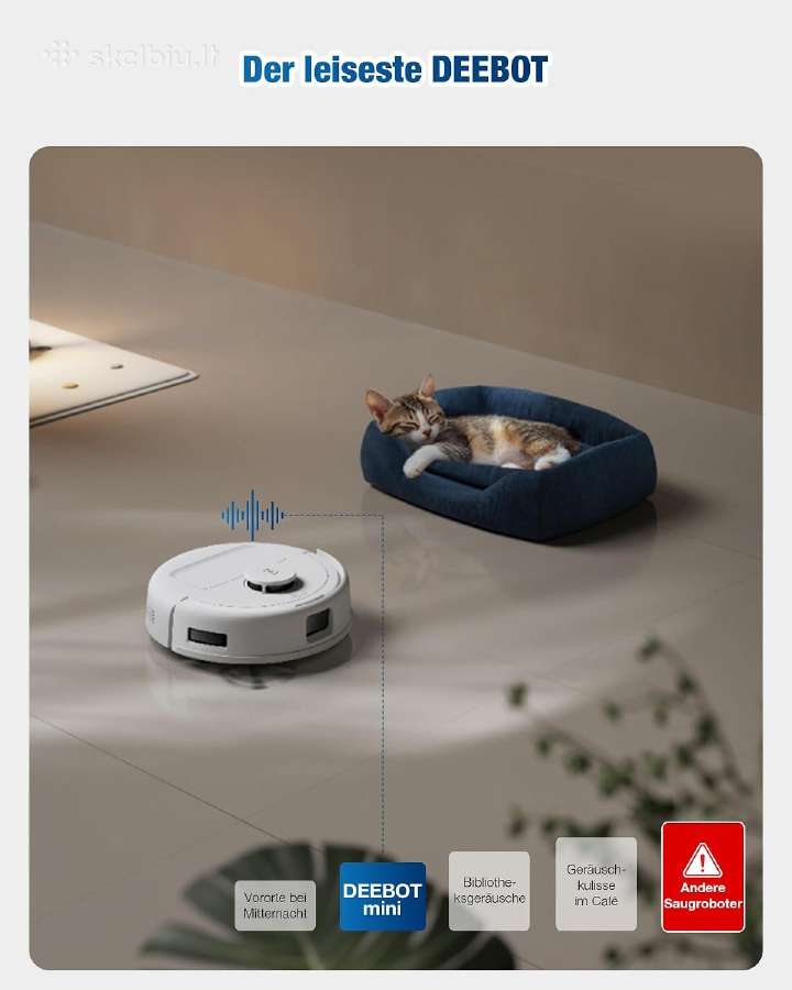 Ecovacs Deebot Mini robotas siurblys - nuotraukos Nr. 3