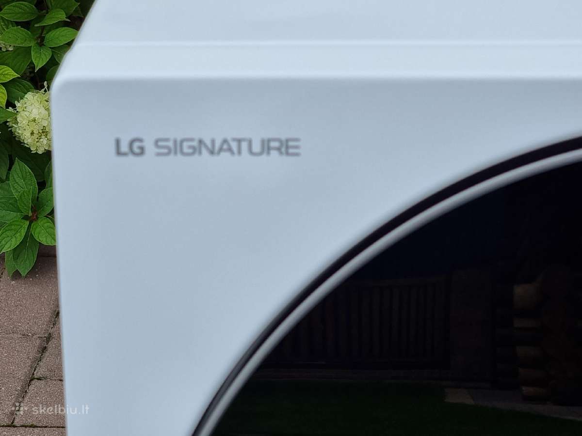 LG Signature Lswd100x 12kg+ džiovinimas - nuotraukos Nr. 7