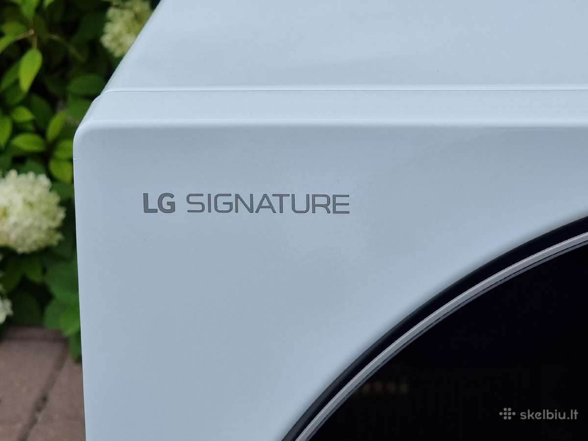 LG Signature Lswd100x 12kg+ džiovinimas - nuotraukos Nr. 10