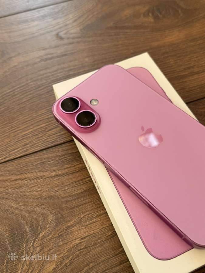 Apple iPhone 16 128gb Pink - nuotraukos Nr. 2