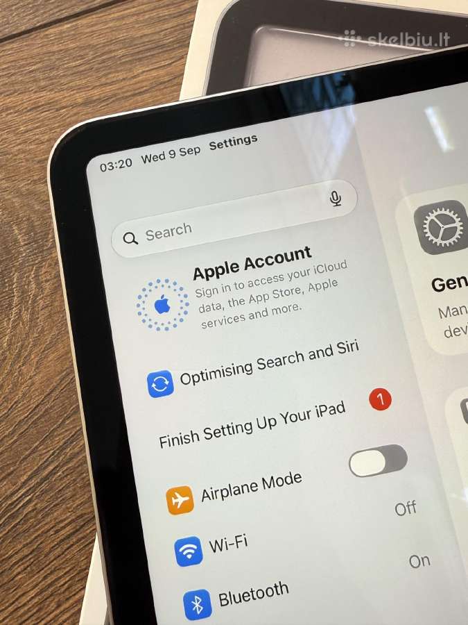 Apple iPad Air M3 128gb WiFi - nuotraukos Nr. 7