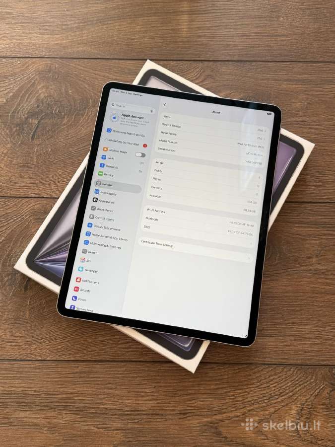 Apple iPad Air M3 128gb WiFi - nuotraukos Nr. 8