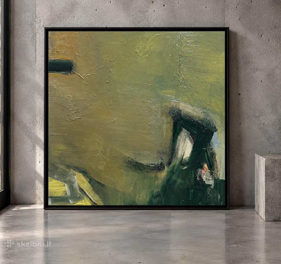 Tapyba. Paveikslas, paveikslai, 60x60 cm, akrilas - nuotraukos Nr. 5