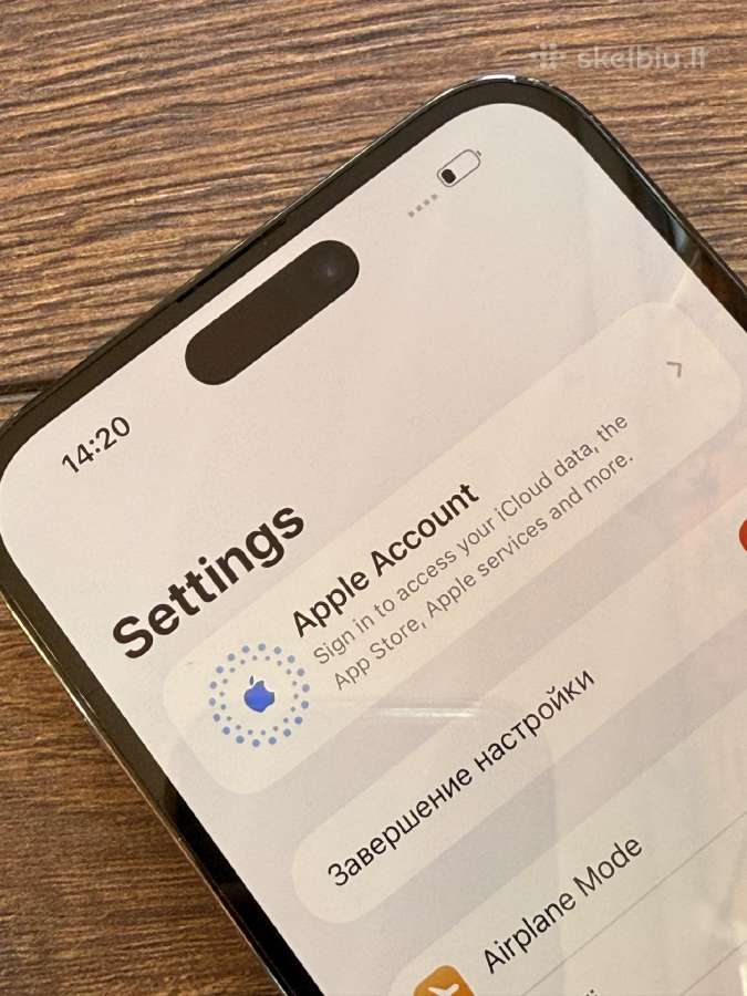 Apple iPhone 14 Pro Max 128gb Space Black - nuotraukos Nr. 6