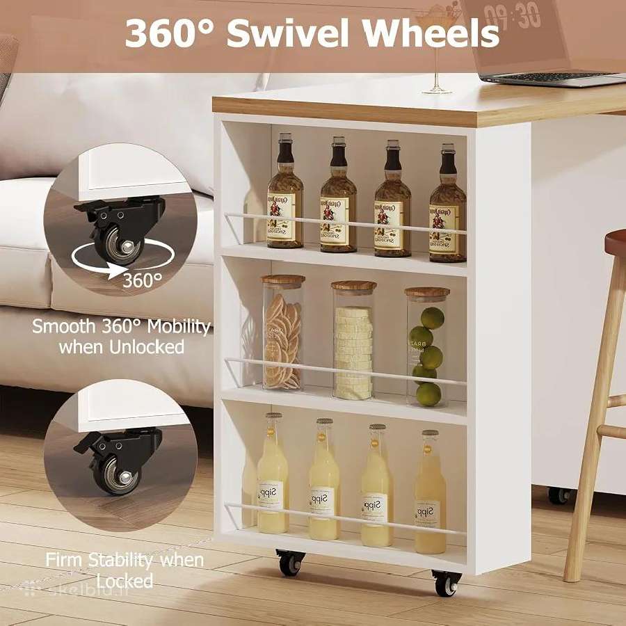 2 in 1 baro stalas sala kompiuterio virtuves - nuotraukos Nr. 7