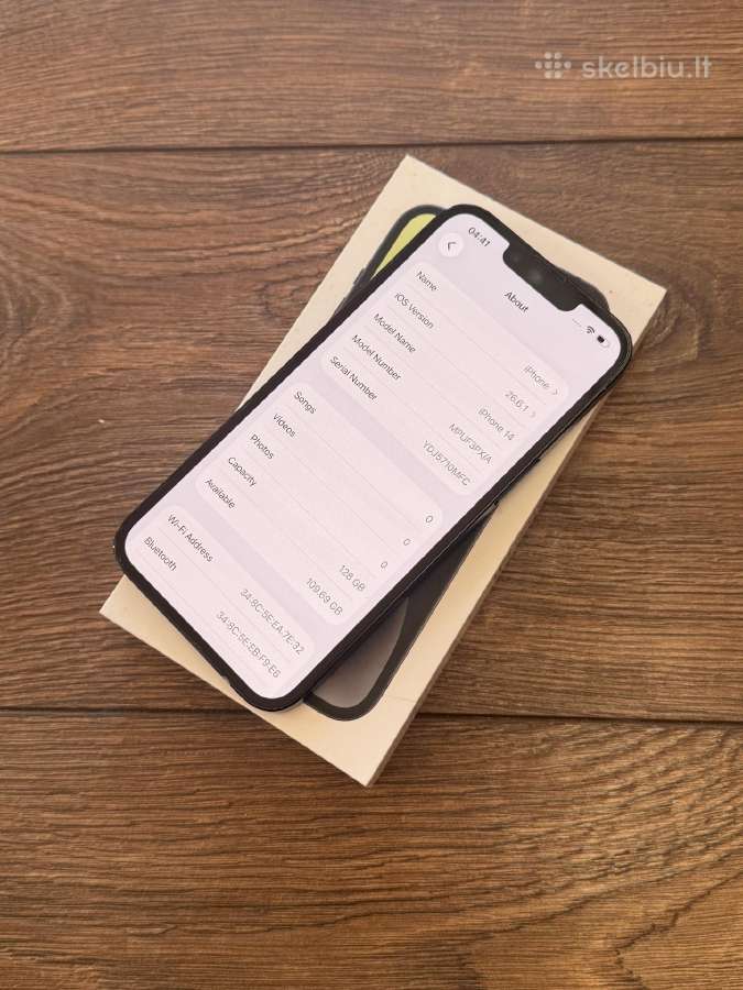 Apple iPhone 14 128gb Black - nuotraukos Nr. 8