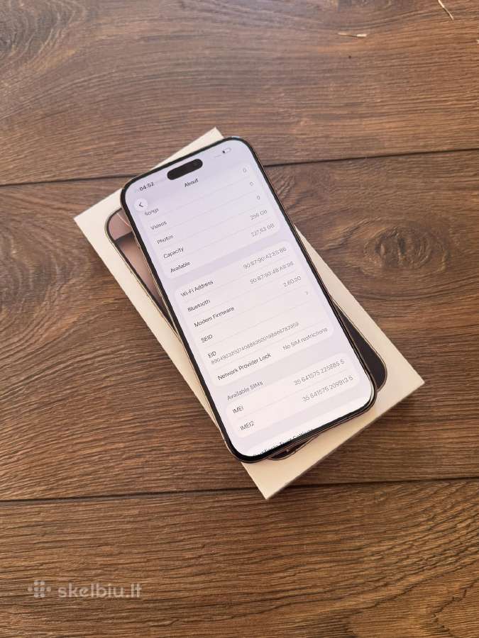 Apple iPhone 16 Pro Max 256gb Desert Titanium - nuotraukos Nr. 8