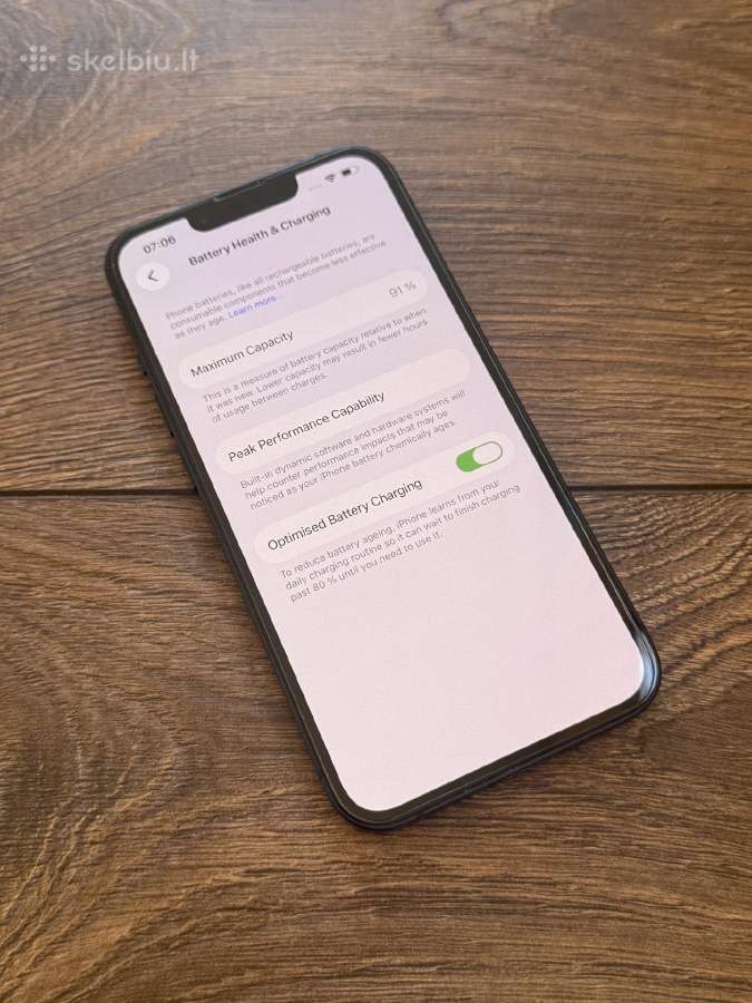 Apple iPhone 14 128gb Black 10/10 - nuotraukos Nr. 7