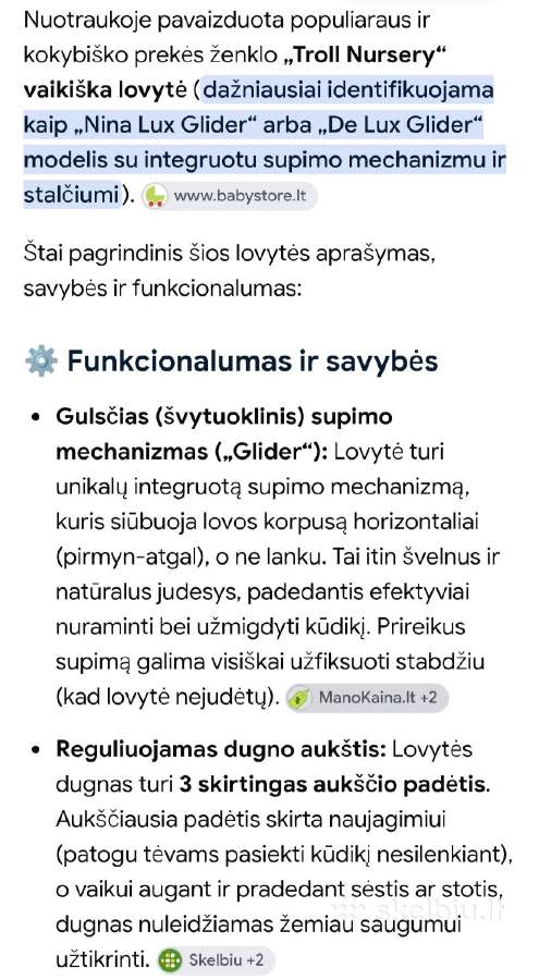 Troll de lux supama lovyte su stalciumi. - nuotraukos Nr. 7