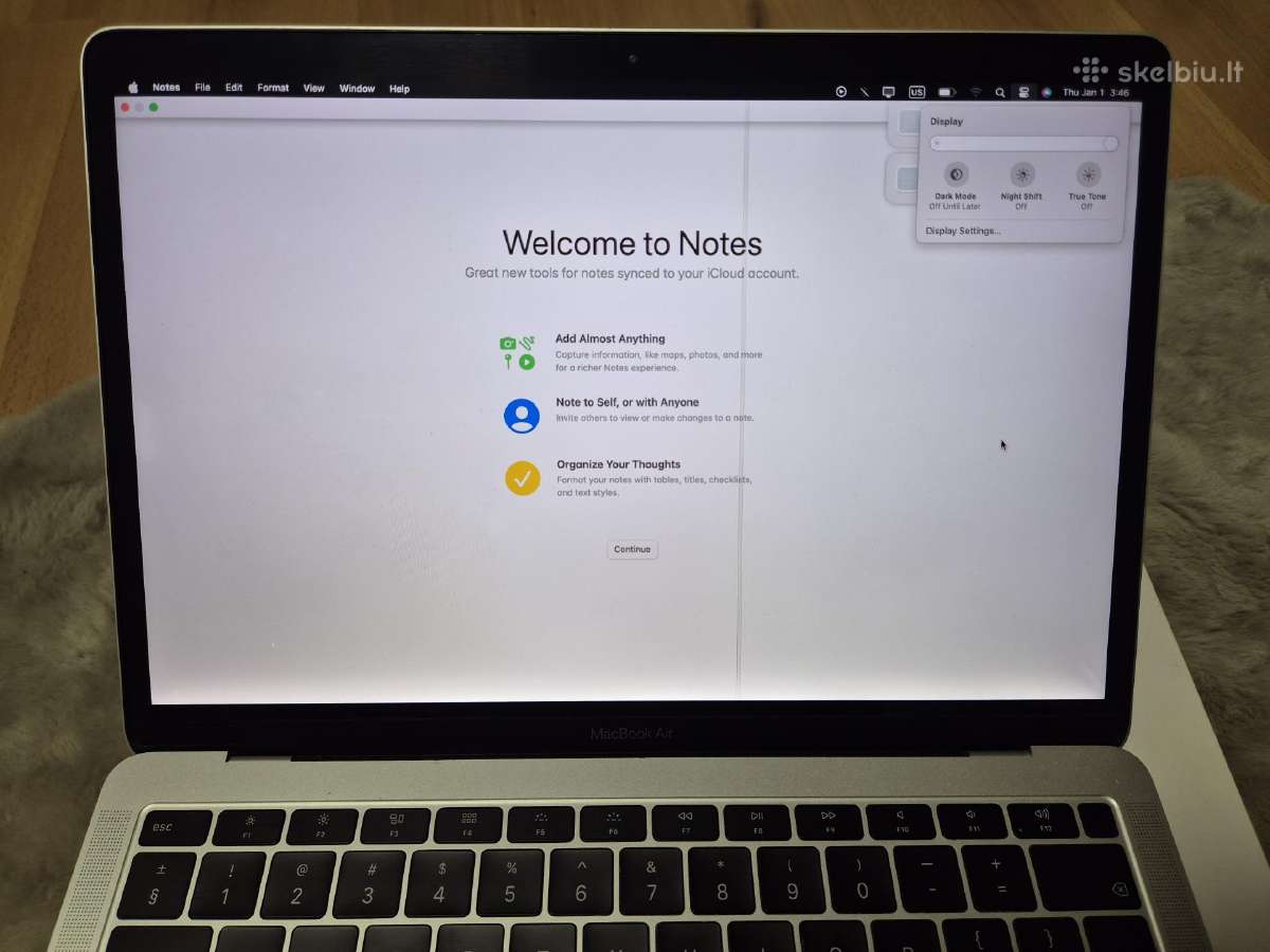 MacBook air i5 2019 - nuotraukos Nr. 2
