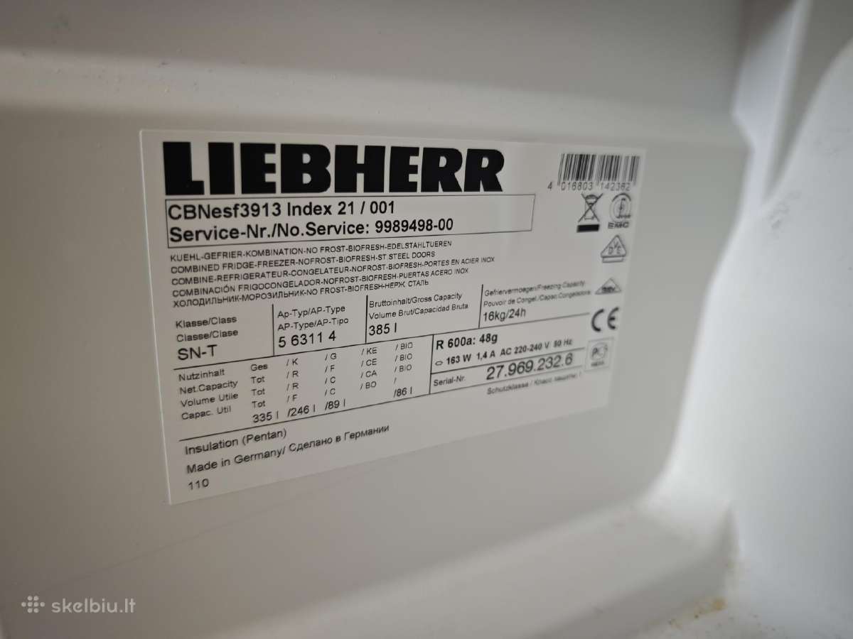 Liebherr Cbnesf3913 - nuotraukos Nr. 5