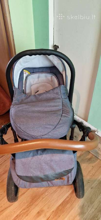 Naudotas 3in1 vežimas. Visos dalys, adapteriai. - nuotraukos Nr. 17