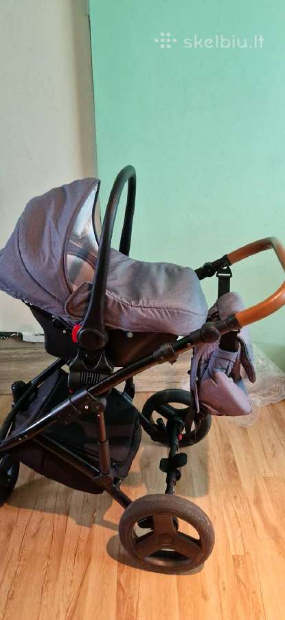 Naudotas 3in1 vežimas. Visos dalys, adapteriai. - nuotraukos Nr. 20