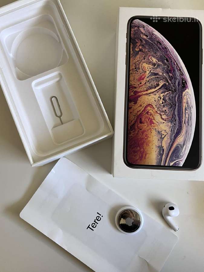iPhone dėžutė ir Airtag ir ausinė - nuotraukos Nr. 2