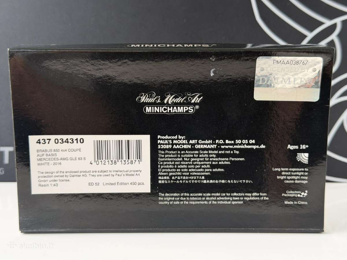 Brabus 850 1:43 - nuotraukos Nr. 13