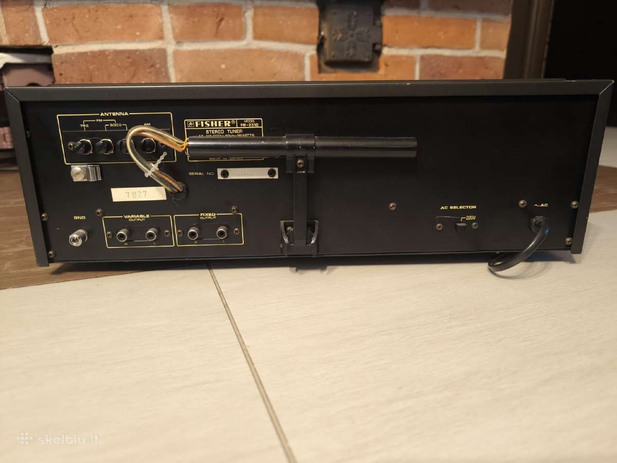 Fisher Fm-2310 tiuneris - nuotraukos Nr. 7