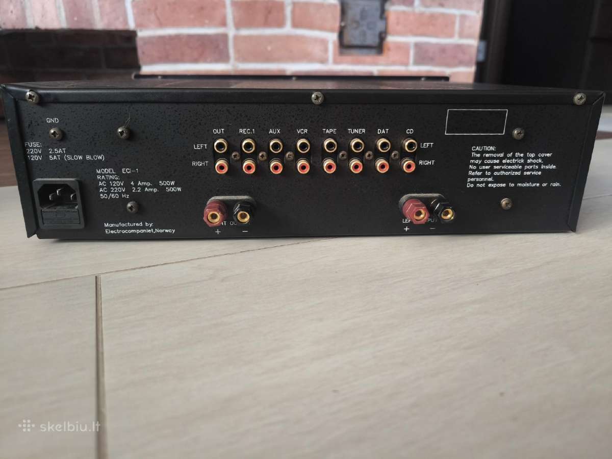 Electrocompaniet Eci-1 High End stiprintuvas - nuotraukos Nr. 7