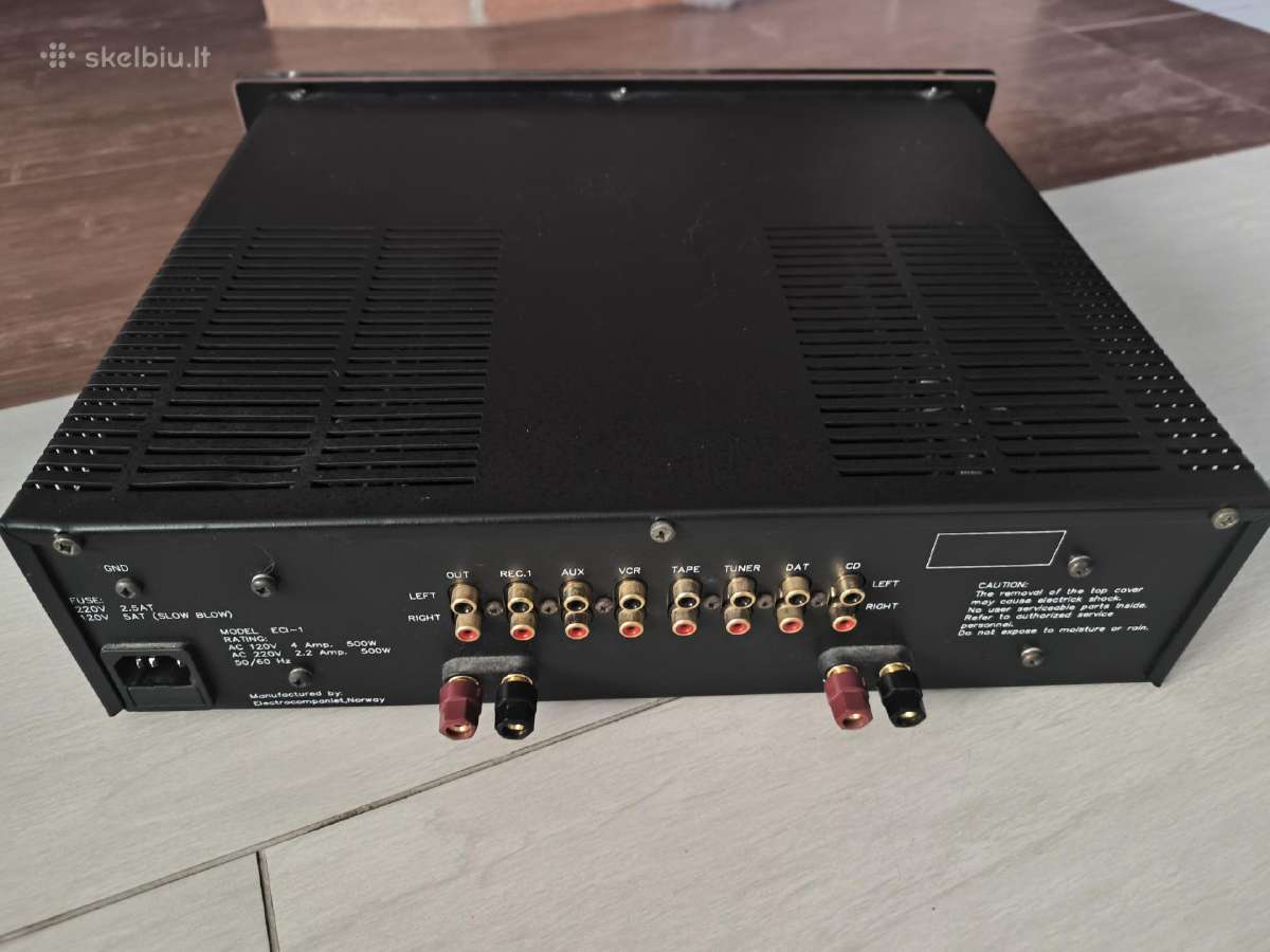 Electrocompaniet Eci-1 High End stiprintuvas - nuotraukos Nr. 8
