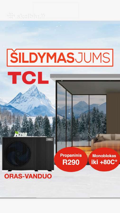 Tcl Monoblokas oras-vanduo 14kw R290 400v - nuotraukos Nr. 2