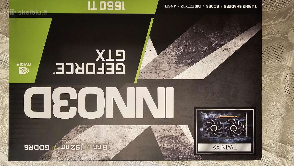 Vaizdo plokštes Rtx 3070 Rx 6700 XT Gtx 1660 Ti - nuotraukos Nr. 3