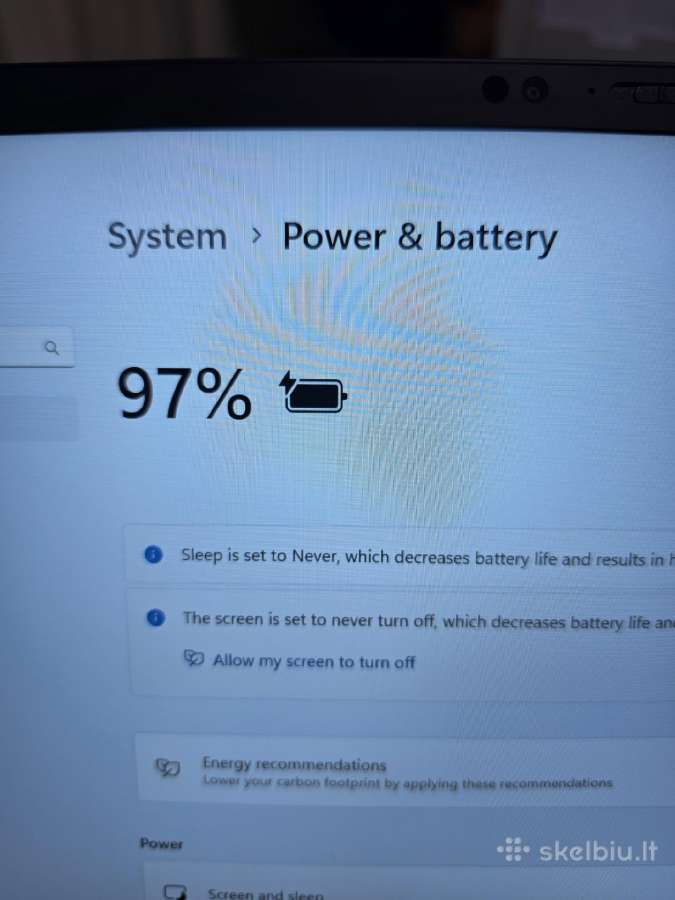Lenovo X1 Carbon Gen 8. i5- 10210u. - nuotraukos Nr. 9