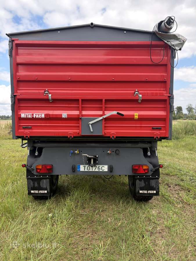 Traktorinė priekaba Metal-fach T711/3 12t. - nuotraukos Nr. 4