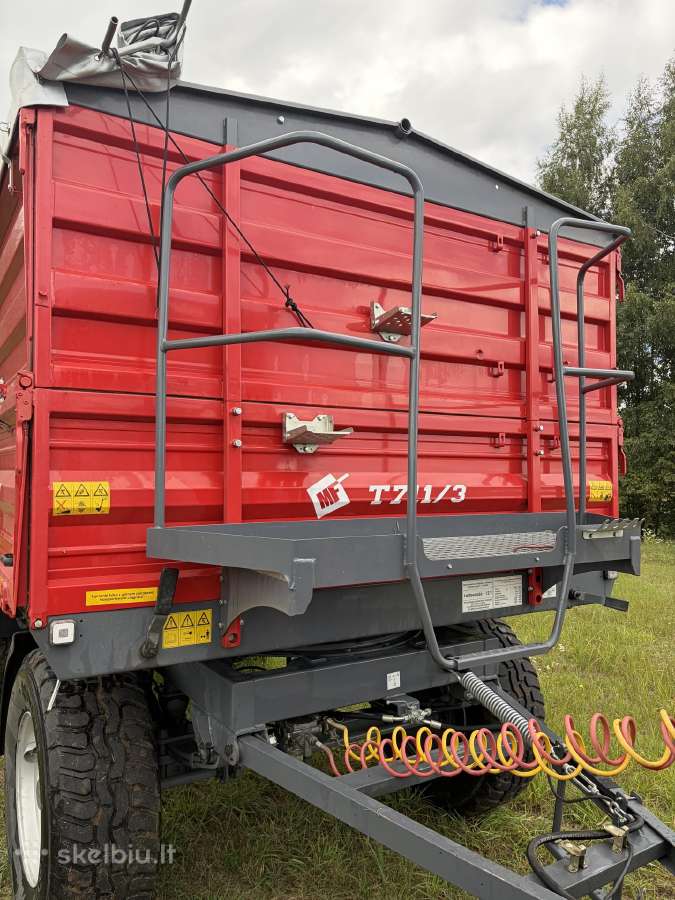 Traktorinė priekaba Metal-fach T711/3 12t. - nuotraukos Nr. 5