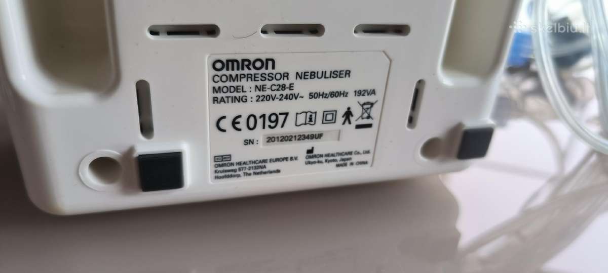 Parduodu Inhaliatorius Omron Compair - nuotraukos Nr. 4