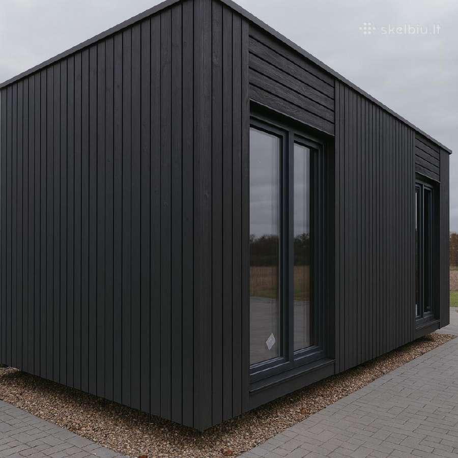 Medinių, modulinių namelių gamyba - nuotraukos Nr. 20