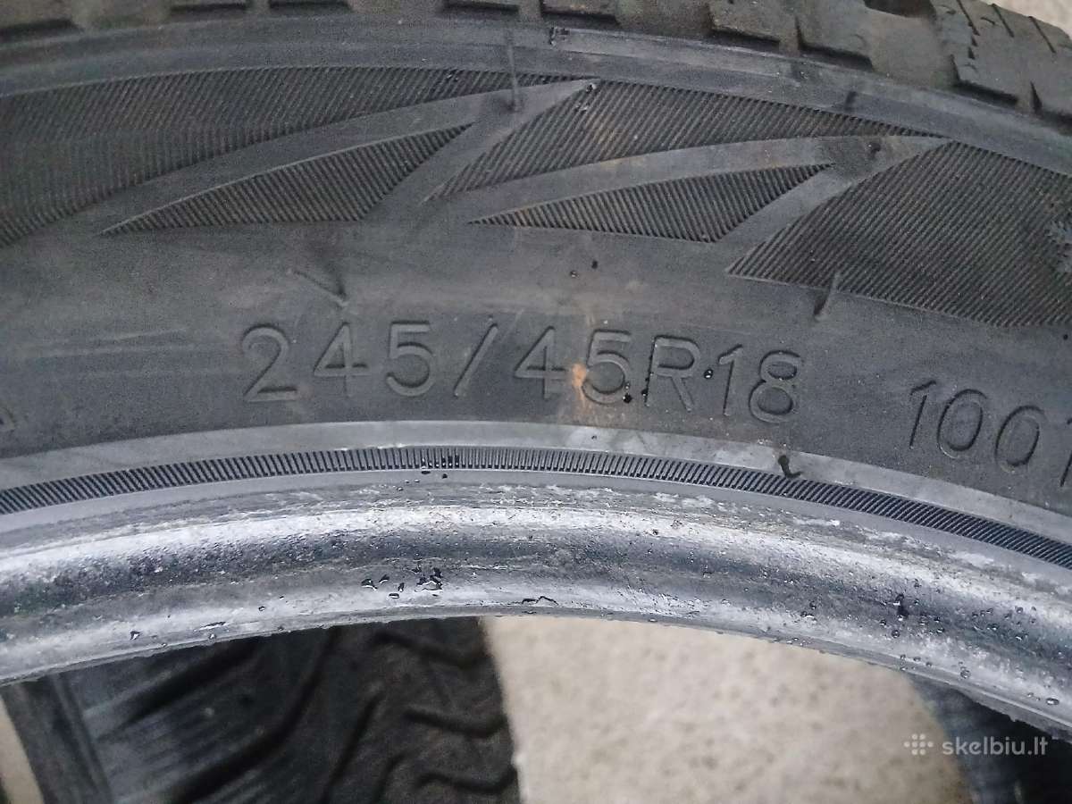 Žieminės padangos r18 245/45 - nuotraukos Nr. 6