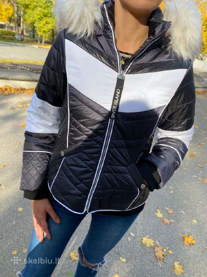 River Island moteriška striukė su kailiu, S - nuotraukos Nr. 4