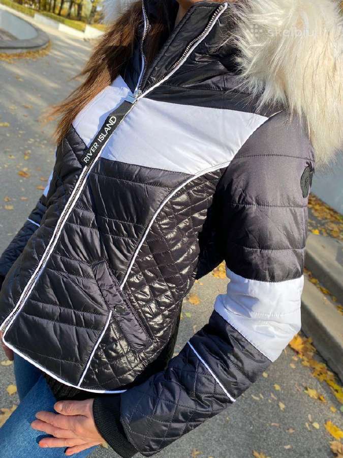 River Island moteriška striukė su kailiu, S - nuotraukos Nr. 5