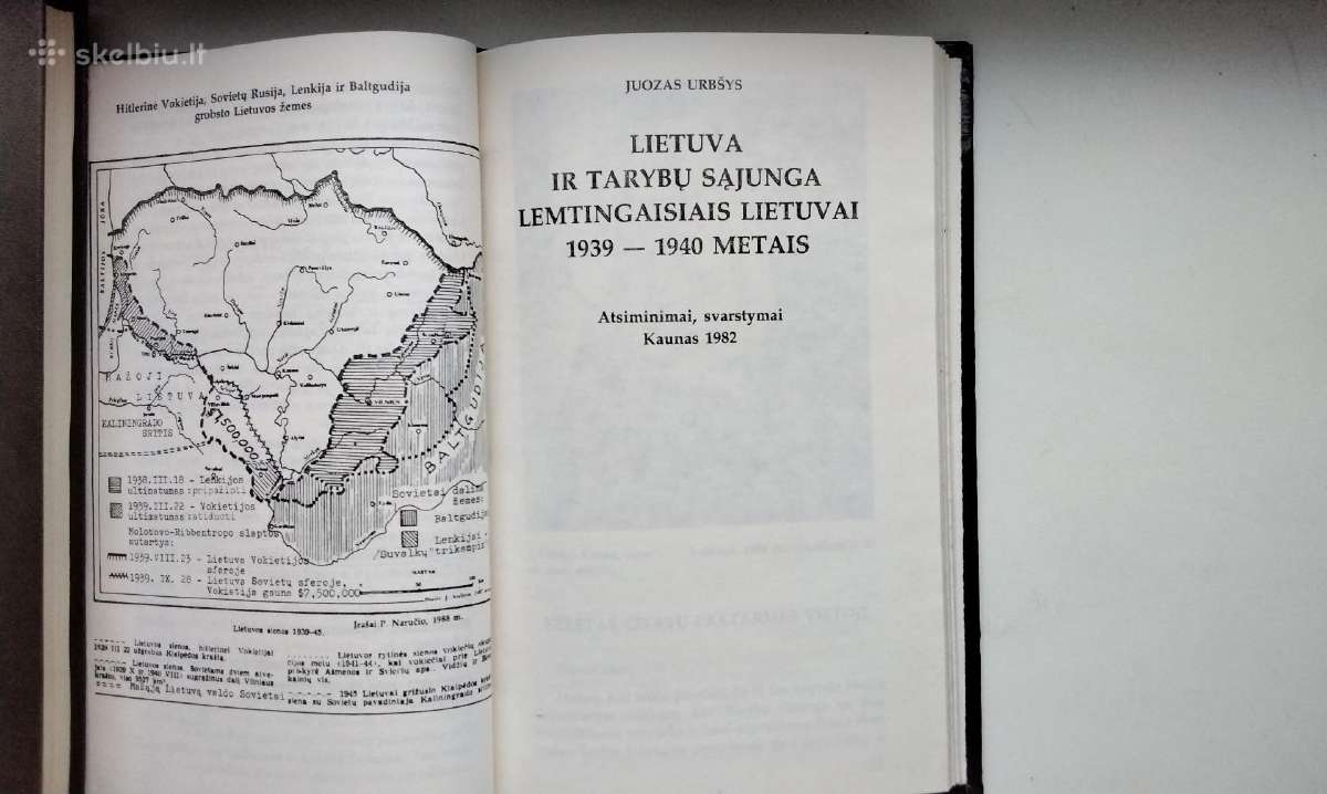 Juozas Urbšys. Atsiminimai. 1990 m. leid. - nuotraukos Nr. 9