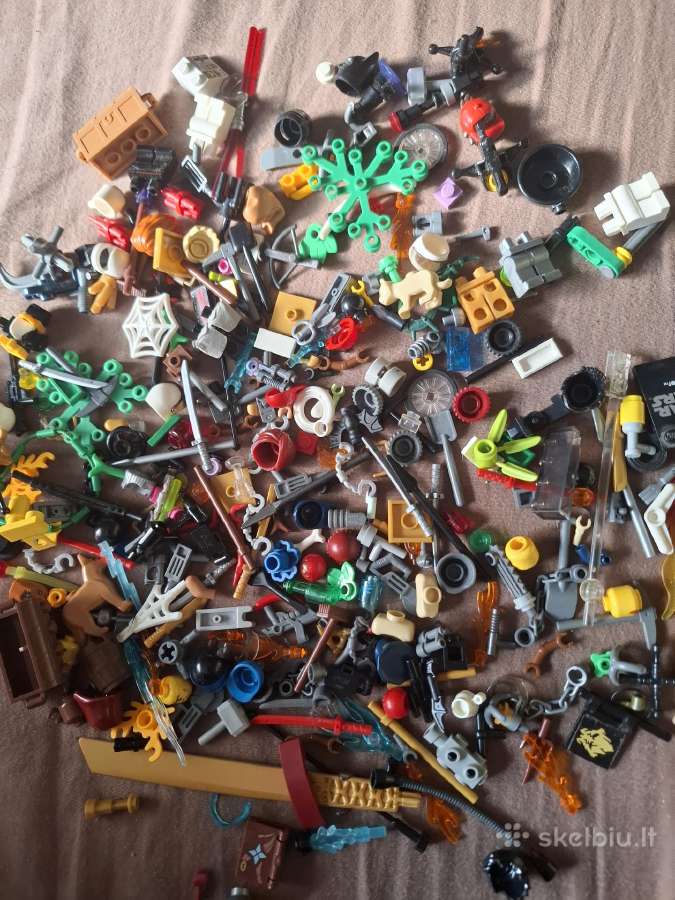 Lego detalių ir žmogeliukų mix - nuotraukos Nr. 4