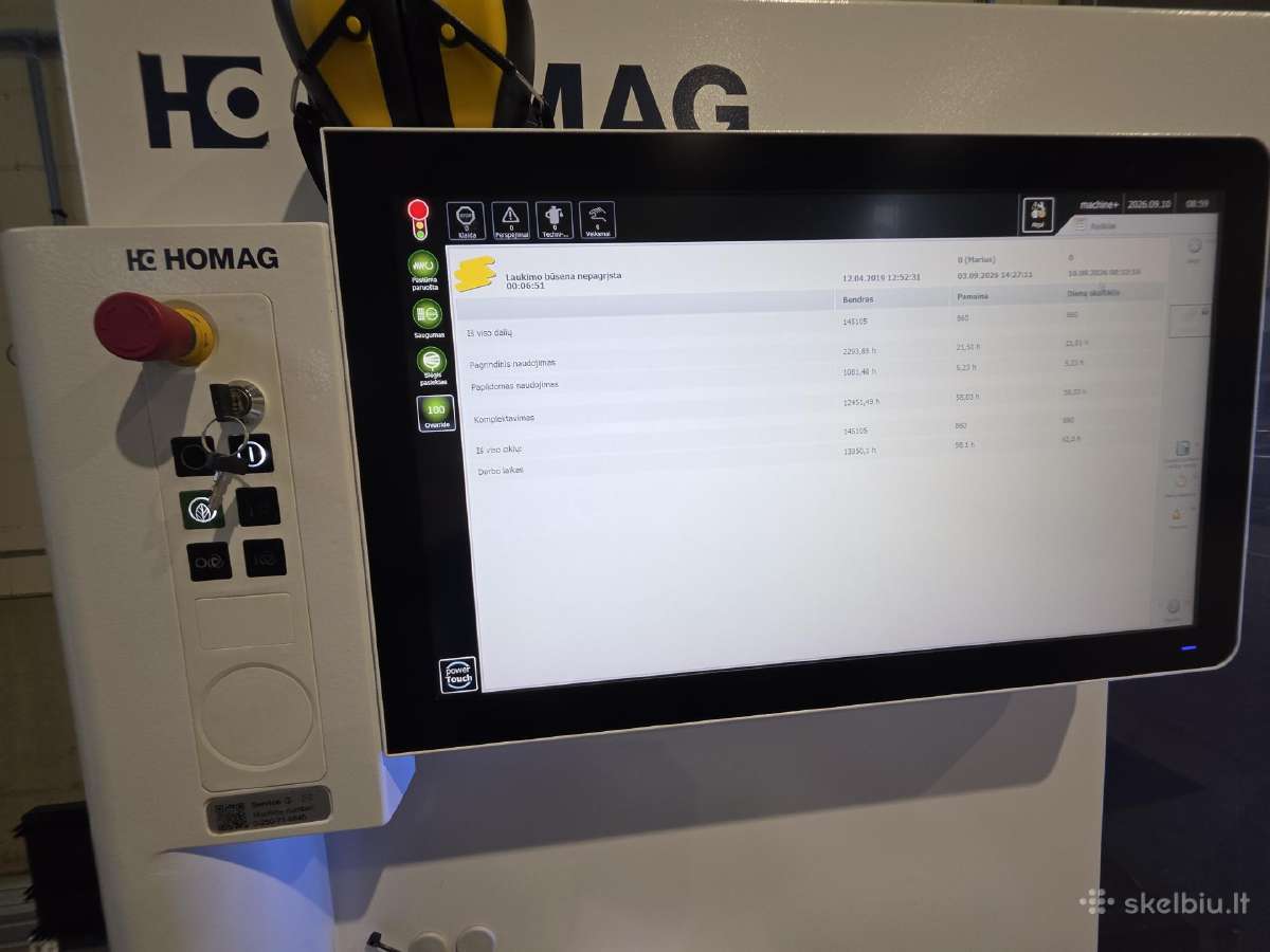 Homag Drillteq V-200 CNC gręžimo staklės - nuotraukos Nr. 9