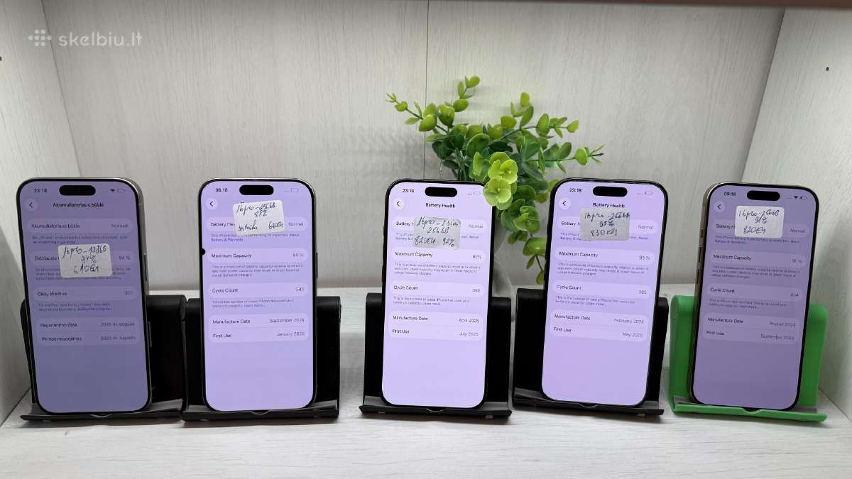 16 pro 128, 256,512gb ekspoziciniai su garantija! - nuotraukos Nr. 3