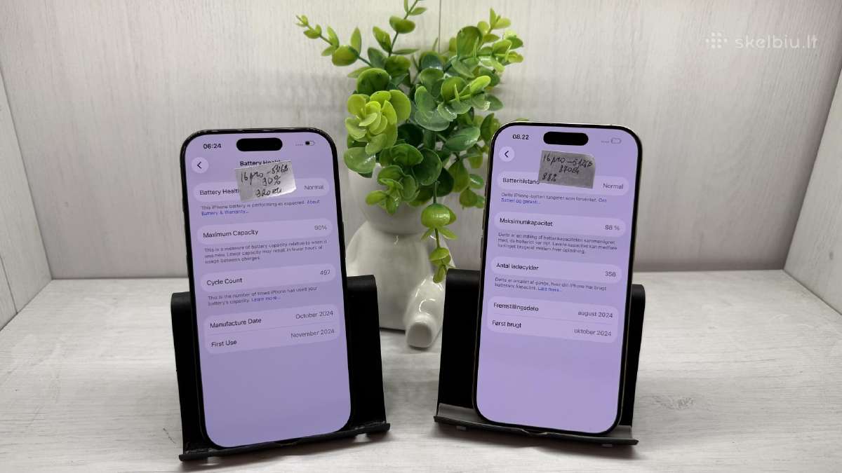 16 pro 128, 256,512gb ekspoziciniai su garantija! - nuotraukos Nr. 6