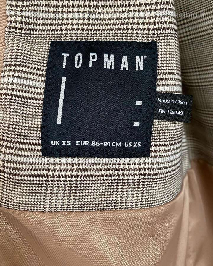 Vyriškas klasikinis Topman paltas, XS - nuotraukos Nr. 3