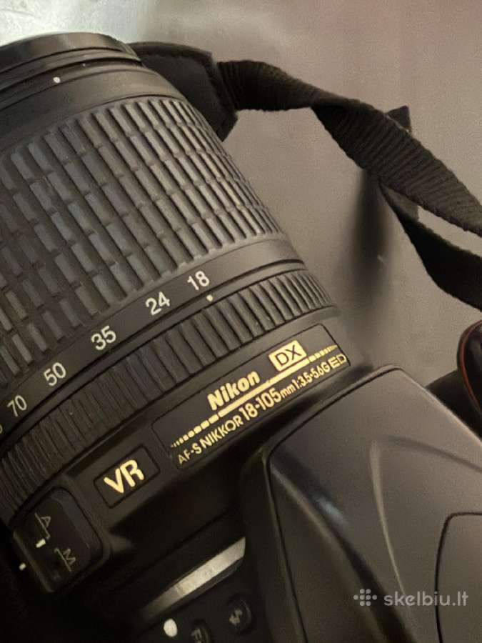 Nikon objektyvas Afs-nikkor 18-105mm 1:3.5-5.6 G - nuotraukos Nr. 2