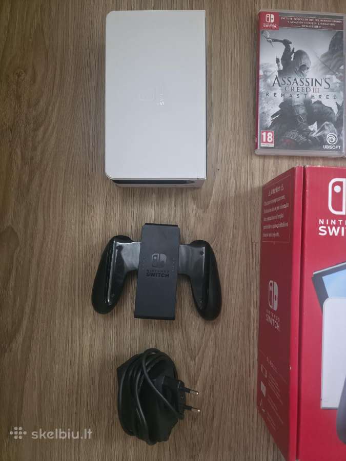 Nintendo Switch + 4 žaidimai ir priedai - nuotraukos Nr. 7